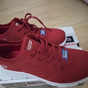 Skechers Men's Red Athletic Shoes